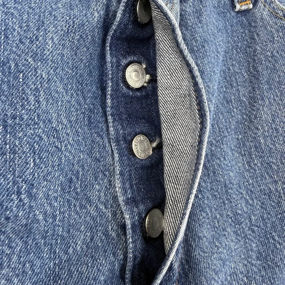 Levi's‎ 501 Original Fit Jeans Mens 38x34 Blue Denim Button Fly Straight Leg